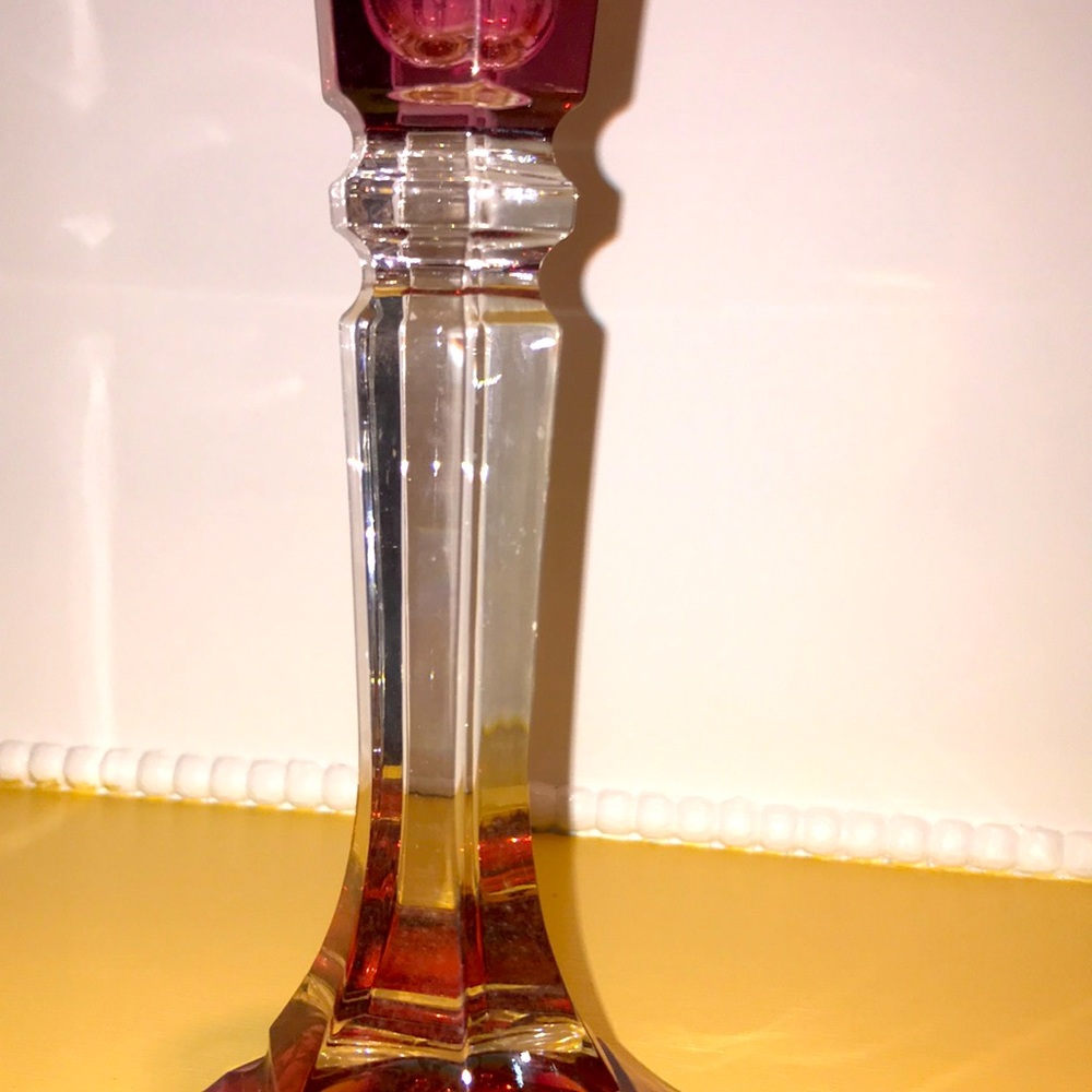 2 crystal candlesticks - Picture 8 of 10